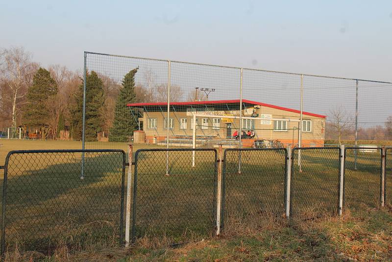 Věřňovice, fotbalový areál.