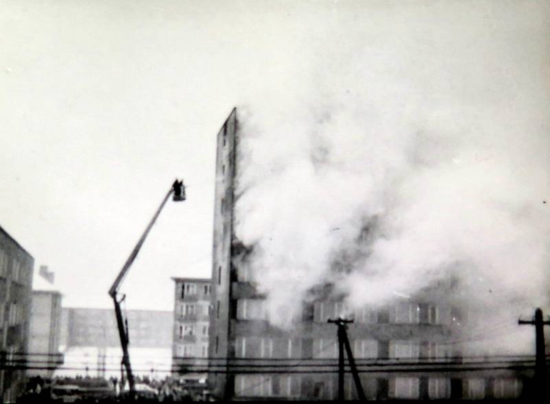 Tragický požár v experimentálním panelovém domě v Havířově.