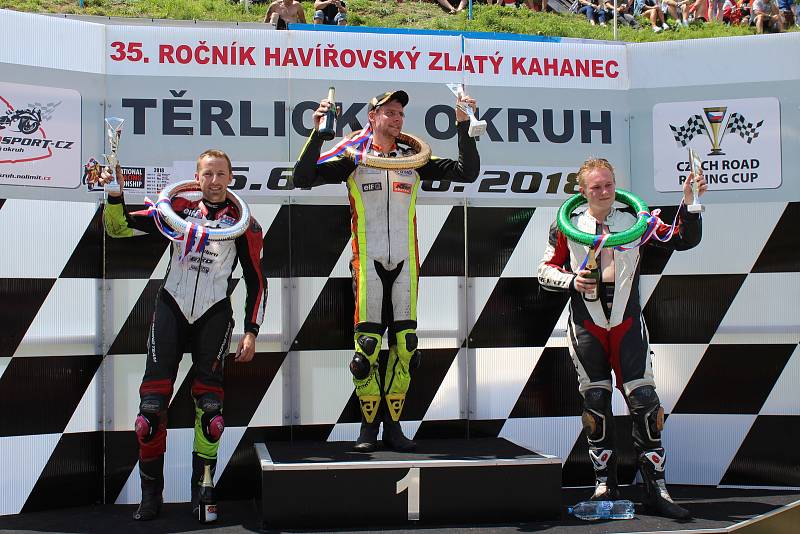 Mezinárodní motocyklové závody Havířovský zlatý kahanec 2018.