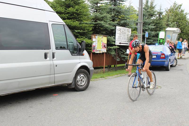 Albrechtický sprint triatlon 2017.