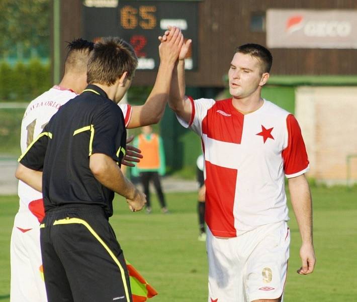 Jarmil Kopel v dresu orlovské Slavie.