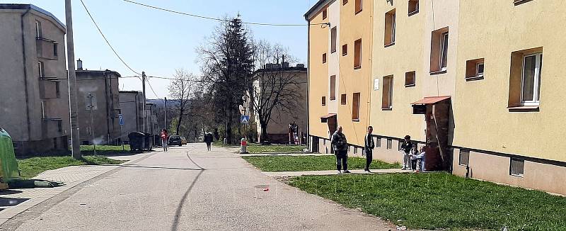 Orlová-Poruba. Problémová oblast, ulice Spojenců.