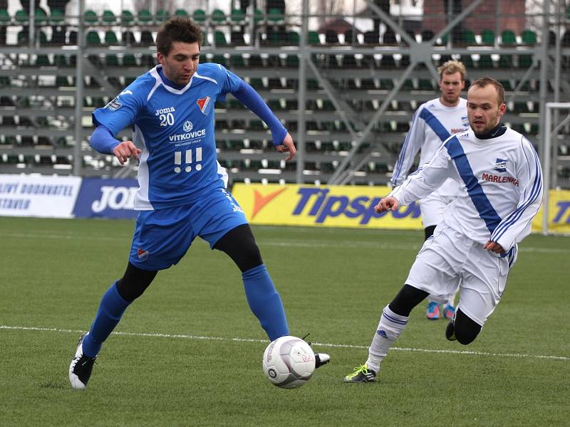 Z utkání Baník Ostrava - MFK Frýdek-Místek 2:1.