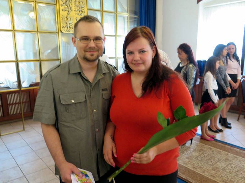 V obřadní síni na Zámku v Havířově se konalo v neděli 9. dubna v pořadí šesté vítání občánků v letošním roce.