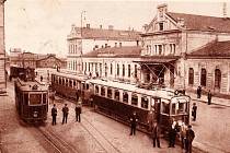 Historické snímky tramvajové dráhy, která jezdila v Bohumíně.