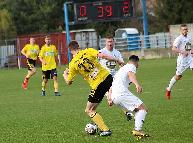 Ve středu 13. 4. 2022 se hrálo odložené utkání divize F mezi týmy Sk Dětmarovice a MFK Karviná B.