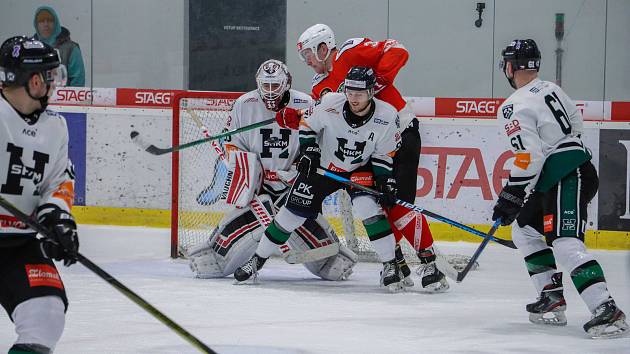 Hokej Vyškov - AZ Havířov (II. liga - 1. čtvrtfinále play-off, 22. 3. 2023)
