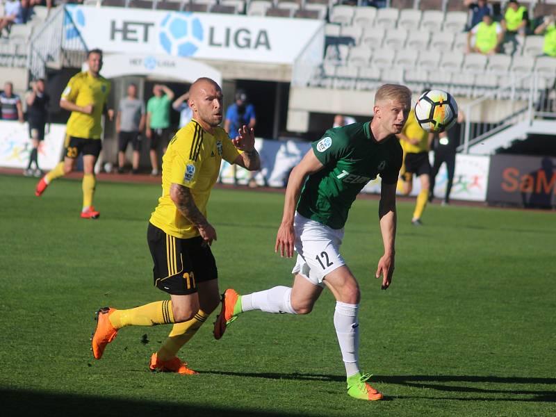 Jablonec (v zeleném) - Karviná 2:1.