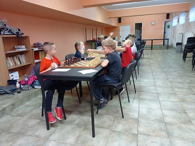 Příměstský šachový tábor, Orlová, červenec 2022.