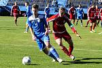 Havířovští fotbalisté (v modrém) přehráli Ústí 2:0.