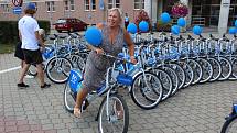 Zahájení provozu sdílených kol Nextbike v Havířově.