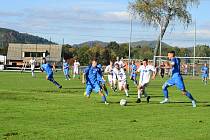 Zápas 10. kola divize F Beskyd Frenštát p. R. - MFK Havířov 1:1.