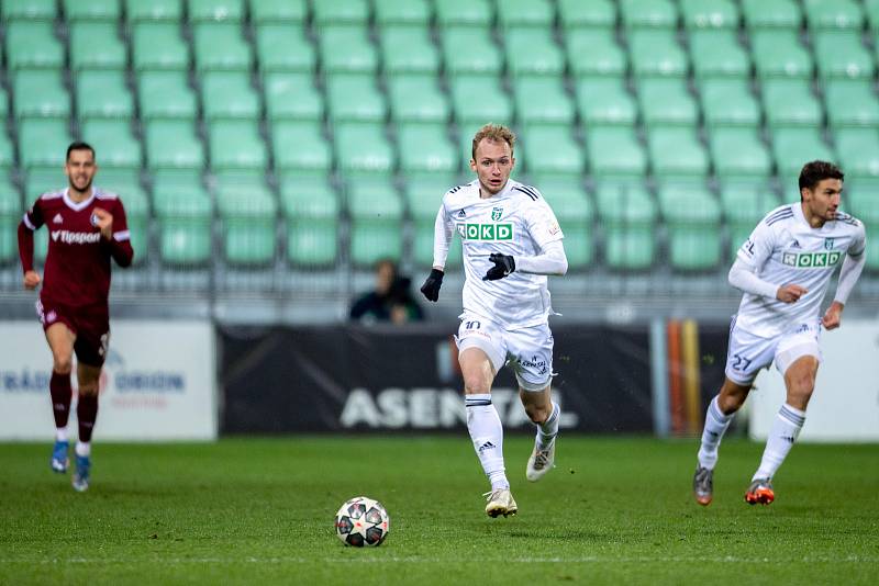 Utkání 17. kola Fortuna ligy, MFK Karviná - AC Sparta Praha. 4. prosince 2021 v Karviné.