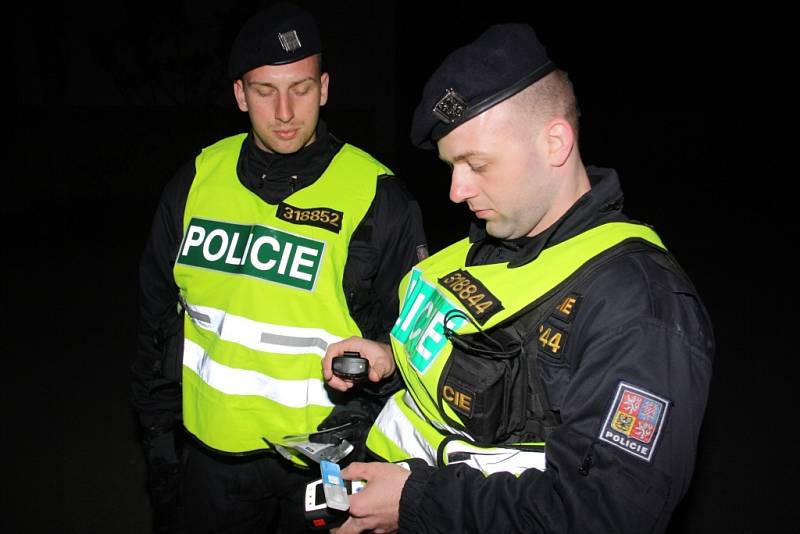 Dopravní akce Policie ČR v Havířově. 