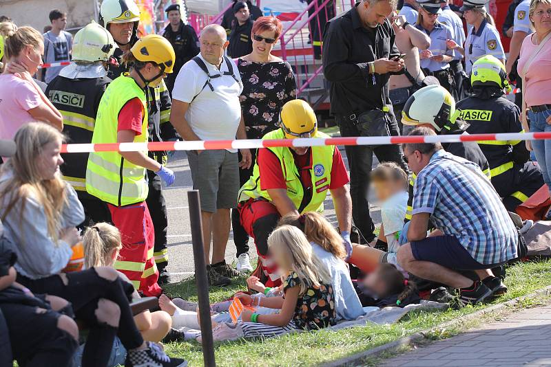 Nehoda kolotoče v době konání Havířovských slavností, 3. září 2022, Havířov