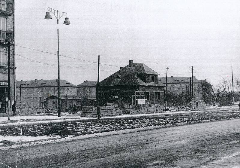Historické fotografie zachycující výstavbu Havířova.  Foto: archiv Spolku přátel historie města Havířova