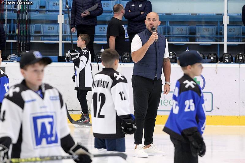 AZ Havířov - Vyškov 2:4 (1. kolo II. ligy, sobota 24. 9. 2022). Nový prezident klubu Petr Malíř.