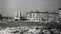 Historické fotografie zachycující výstavbu Havířova.  Foto: archiv Spolku přátel historie města Havířova