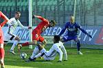 Fotbalisté MFK Karviná remizovali v utkání 22. kola FORTUNA:LIGY s Brnem 1:1 (7. 3. 2021).