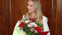 Nová Miss Top Model of the World Natálie Kočendová u primátora.