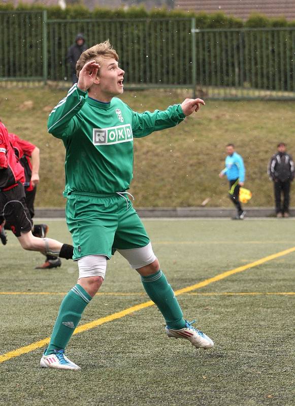 Z utkání dorostu Karviná - Hodonín 3:0.