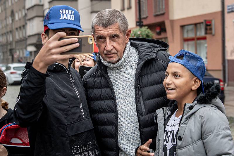 Andrej Babiš na návštěvě Moravskoslezského kraje, 22. srpna 2022, Český Těšín.