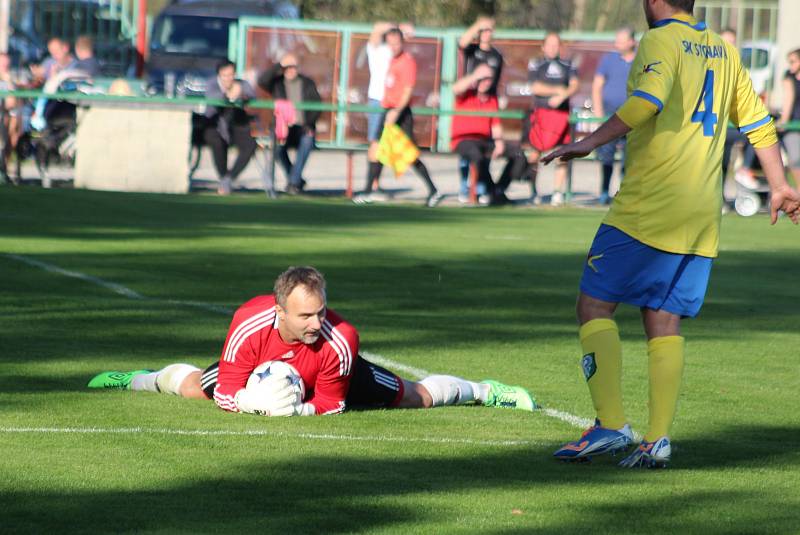 Derby Albrechtice - Stonava (ve žlutém) dopadlo smírně.