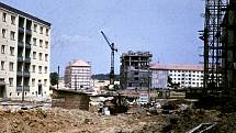 Historické fotografie zachycující výstavbu Havířova.  Foto: archiv Spolku přátel historie města Havířova