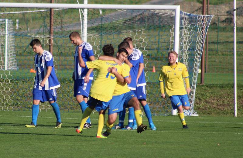 Derby Albrechtice - Stonava (ve žlutém) dopadlo smírně.