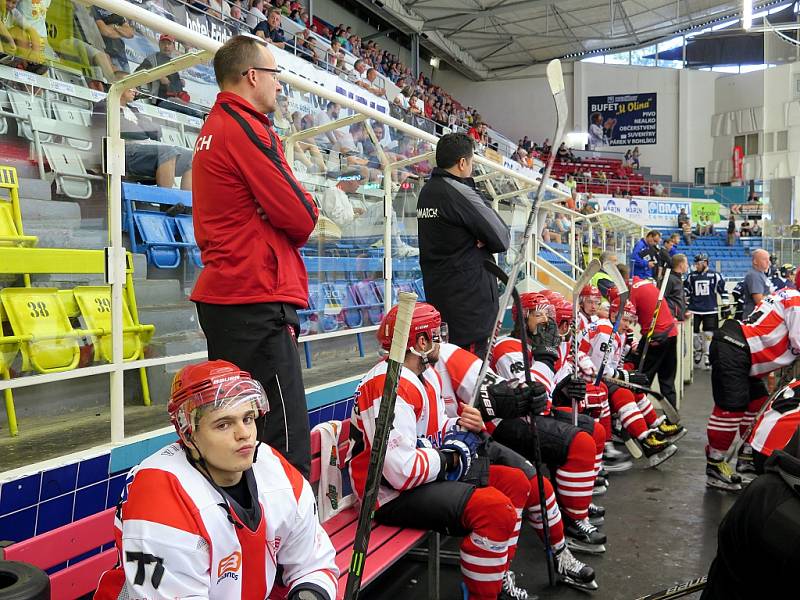 Utkání AZ Havířov - Comarch Cracovia Krakow. 