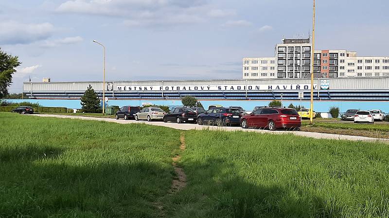 Prostřední Suchá. Fotbalový stadion MFK Havířov.