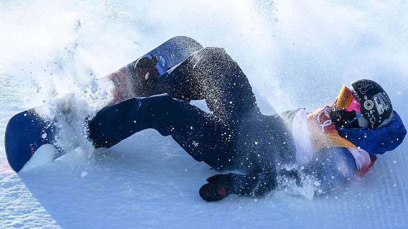 Sportovkyně si finále slopestylu moc neužily.