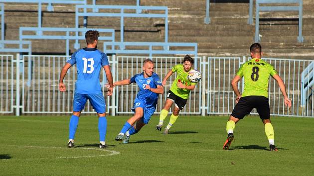 Zápas 13. kola divize F MFK Havířov - FK Krnov 0:2.