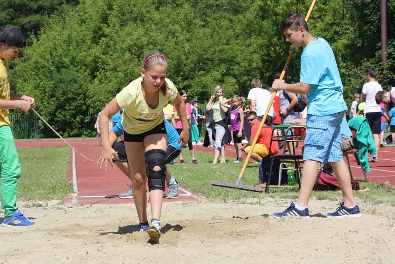 Krajské kolo Odznaku všestrannosti olympijských vítězů v Havířově. 