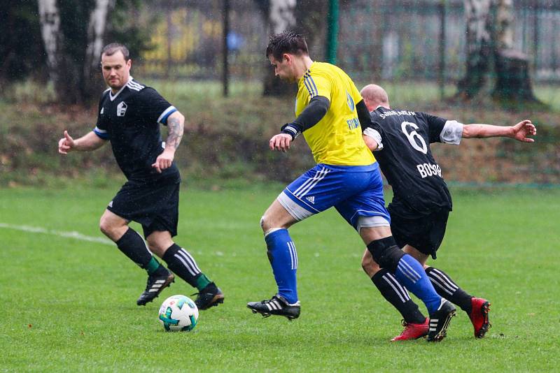 Záblatí (v černém) doma remizovalo s Nýdkem 1:1.