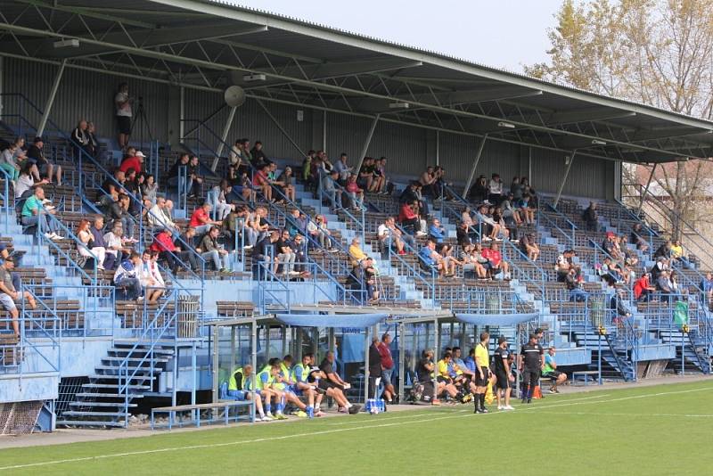 Divizní utkání mezi Havířovem (v modrém) a Polankou vyhráli domácí Indiáni.