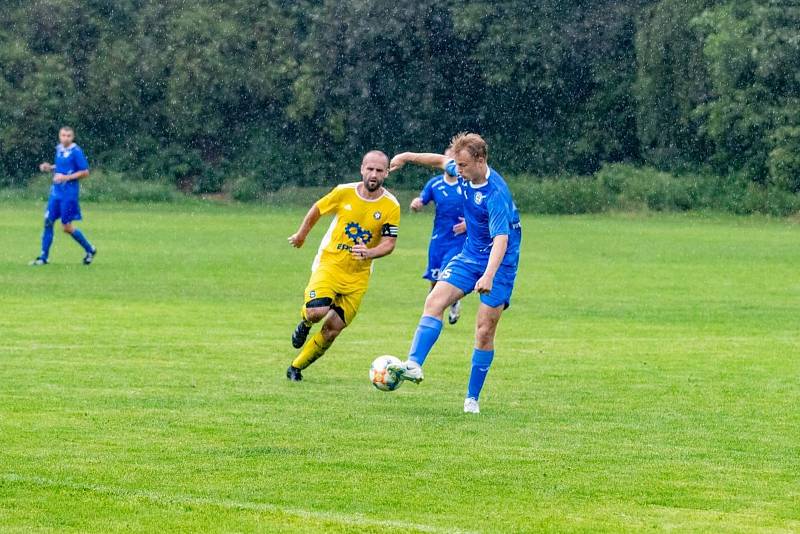 Zápas 2. kola fotbalové I.A třídy, skupiny B, Horní Suchá - Tichá 3:0.