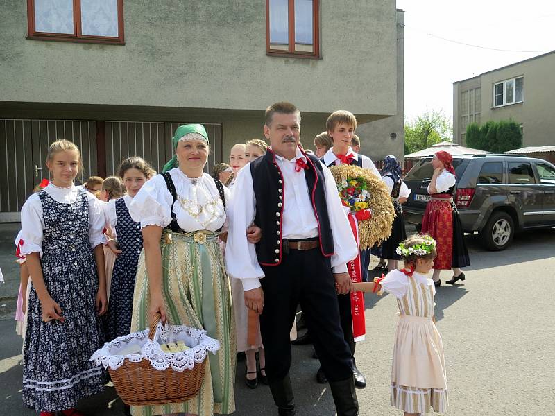 Slezské dožínky v Havířově-Bludovicích. 