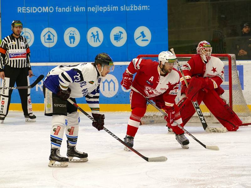 Havířov (v bílém) porazil Slavii jasně 5:1.