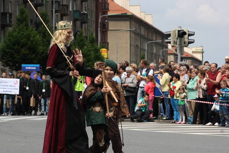 Květinové korzo slavnosti Havířov v květech 2015. 