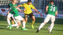 Jablonec (v zeleném) - Karviná 2:1.