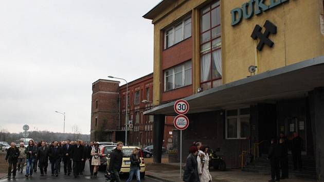 Slavnostní otevření průmyslové zóny Dukla v Havířově-Dolní Suché. 