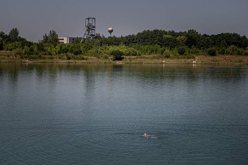Karvinské moře u Darkova, 20. července 2022, Karviná.
