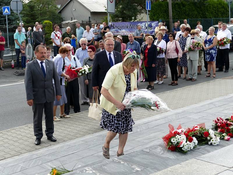 Pieta u Památníku životické tragédie, sobota 3. srpna 2019.