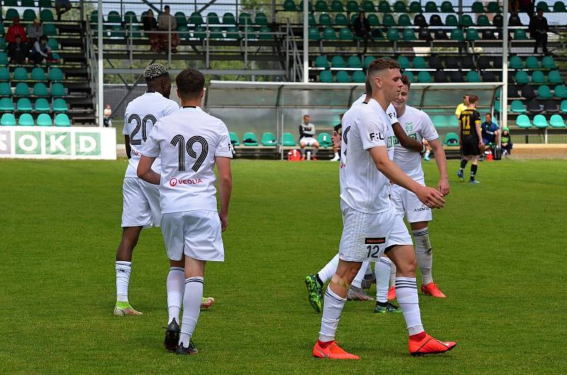 Zápas 23. kola fotbalové divize F MFK Karviná B - Frenštát p. R. 4:1. Foto: MFK Karviná