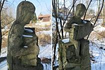 Havířov pátrá po majiteli sochy, která se nachází u rybníčku v Prostřední Suché.