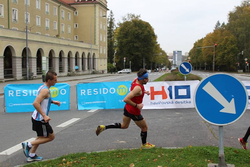 Havířovská desítka 2017. Běh na 10 km a štafeta 4x2,5 km. 