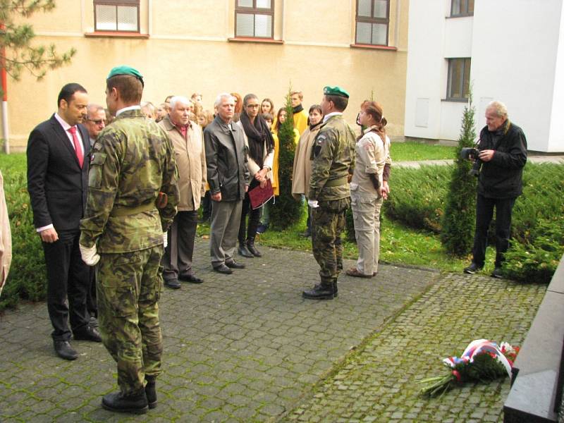 Pietní akt k výročí založení samostatného Československa. 