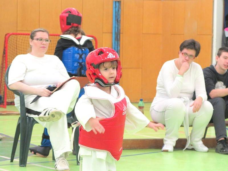 V tělocvičně Základní školy 1. máje si v sobotu dali sraz mladí sportovci, vyznavači korejského bojového umění taekwondo.