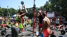 CrossFit závody Superior 14 Summer Games 2015 na letním koupališti v Havířově